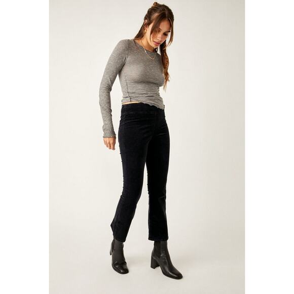 Free People velour flare pants - Picture 1 of 6